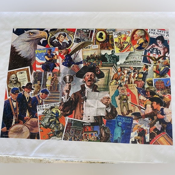 The Saturday Evening Post Patriotic 1000 Piece Mega Puzzles - Picture 2 of 8